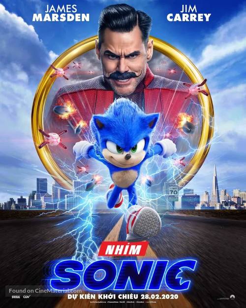 Sonic the Hedgehog - Vietnamese Movie Poster