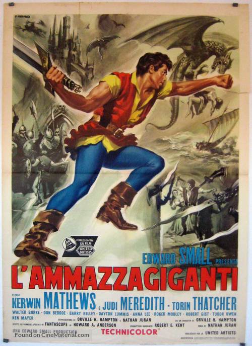 Jack the Giant Killer - Italian Movie Poster