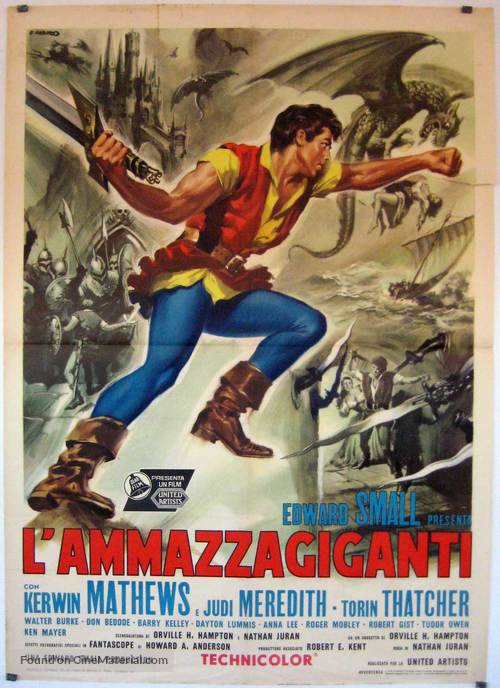 Jack the Giant Killer - Italian Movie Poster