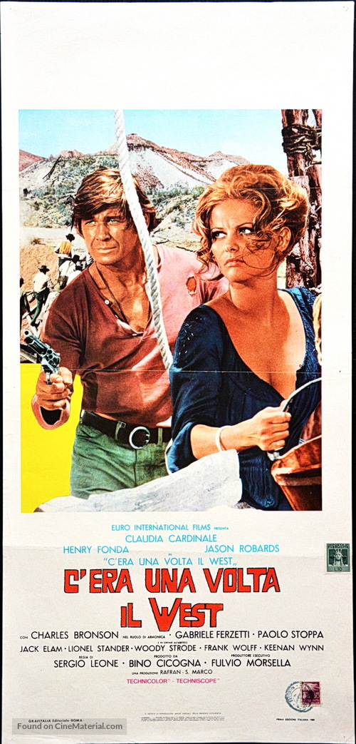 C&#039;era una volta il West - Italian Movie Poster