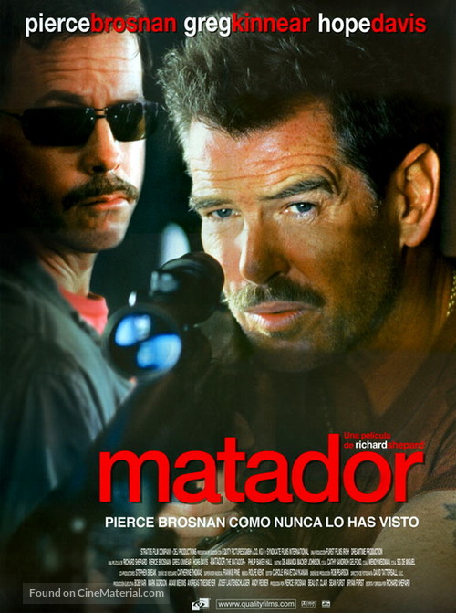 The Matador - Mexican Movie Poster