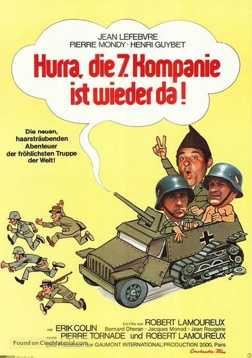 On a retrouv&egrave; la 7e compagnie - German Movie Poster