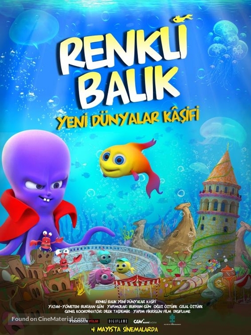 Renkli Balik Yeni D&uuml;nyalar K&acirc;sifi - Turkish Movie Poster