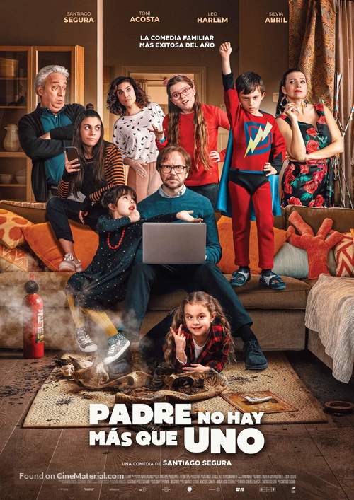 Padre no hay m&aacute;s que uno - Spanish Movie Poster