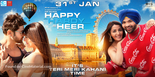 Happy Hardy and Heer - Indian Movie Poster