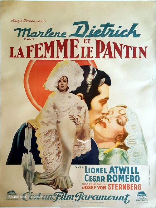 The Devil Is a Woman - French Movie Poster