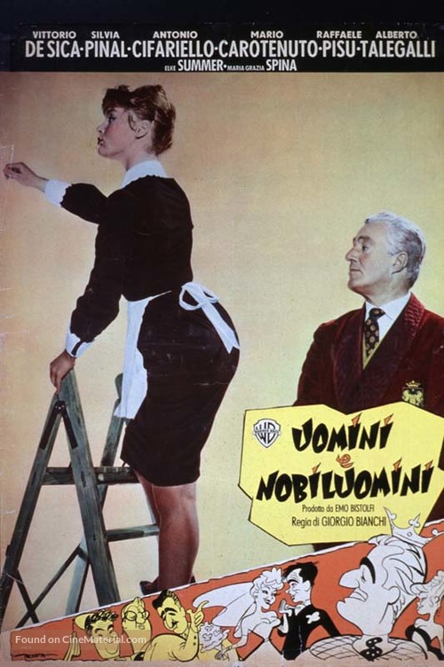 Uomini e nobiluomini - Italian Movie Poster