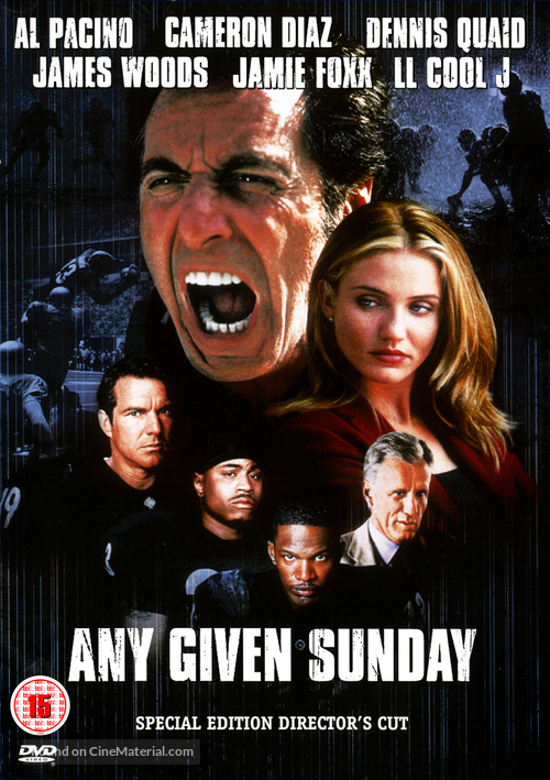 Any Given Sunday - British DVD movie cover