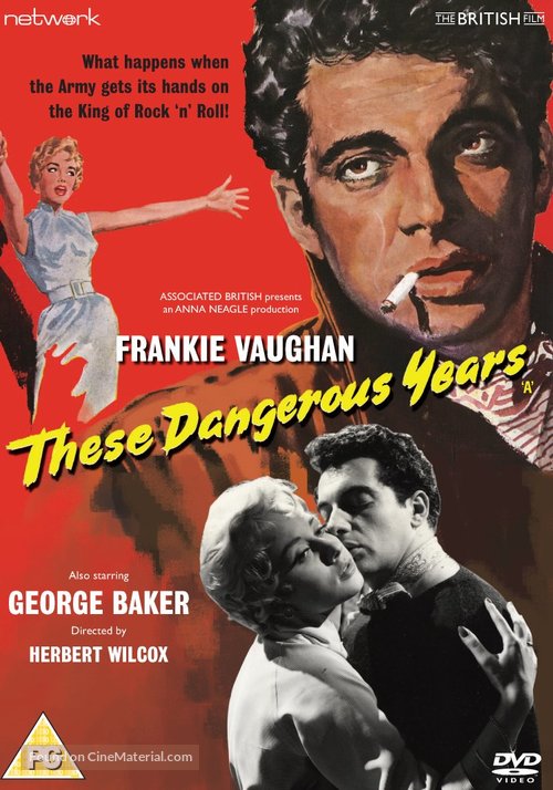 These Dangerous Years - British DVD movie cover