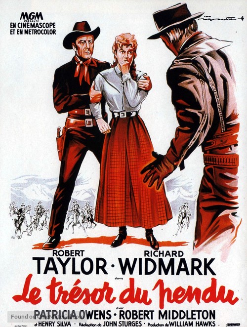 The Law and Jake Wade - French Movie Poster