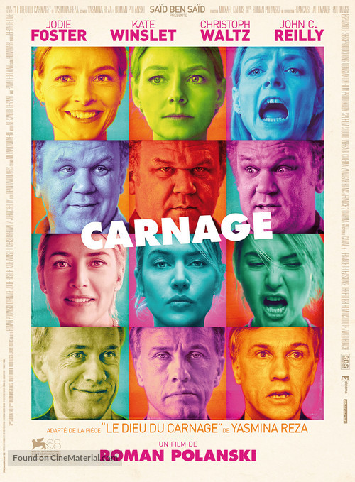 Carnage - French Movie Poster