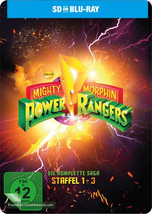 &quot;Mighty Morphin&#039; Power Rangers&quot; - German Blu-Ray movie cover