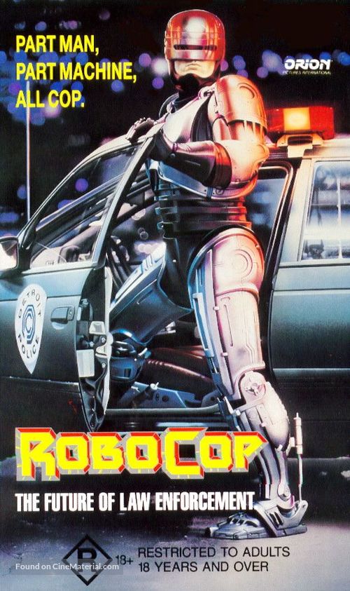 RoboCop - Australian VHS movie cover