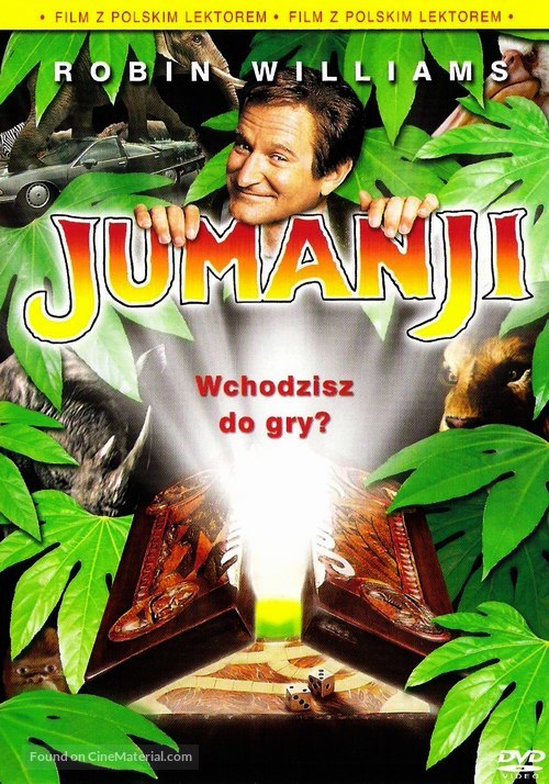 Jumanji - Polish DVD movie cover