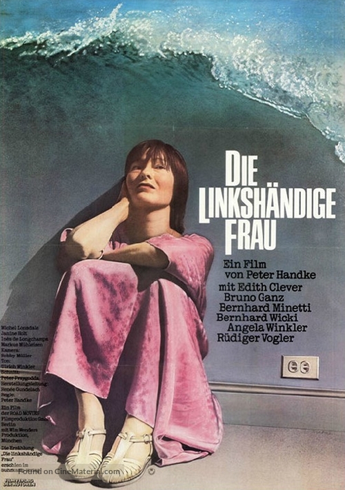 Die linksh&auml;ndige Frau - German Movie Poster