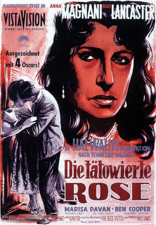The Rose Tattoo - German Movie Poster