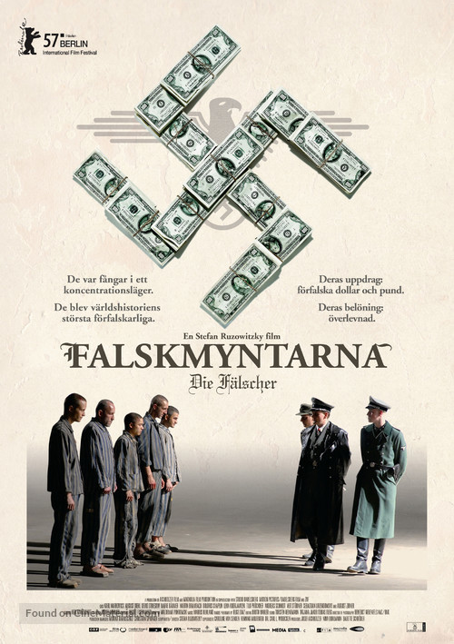 Die F&auml;lscher - Swedish Movie Poster