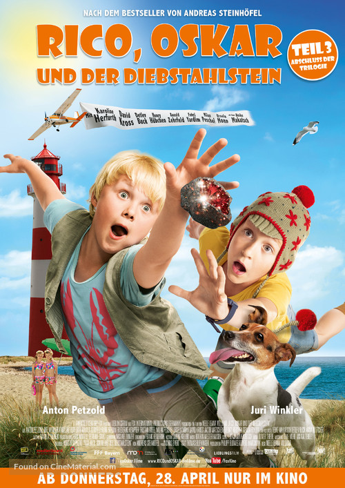 Rico, Oskar und der Diebstahlstein - German Movie Poster