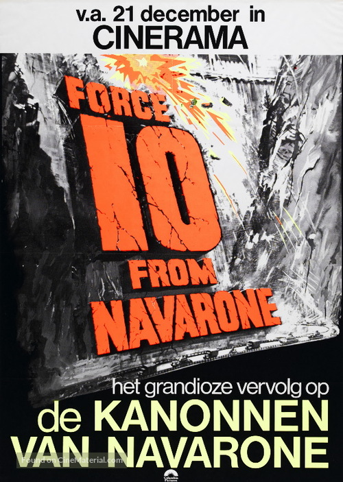 Force 10 From Navarone - Dutch Movie Poster