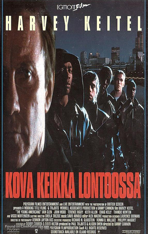 The Young Americans - Finnish VHS movie cover