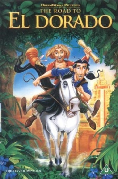 The Road to El Dorado - British VHS movie cover