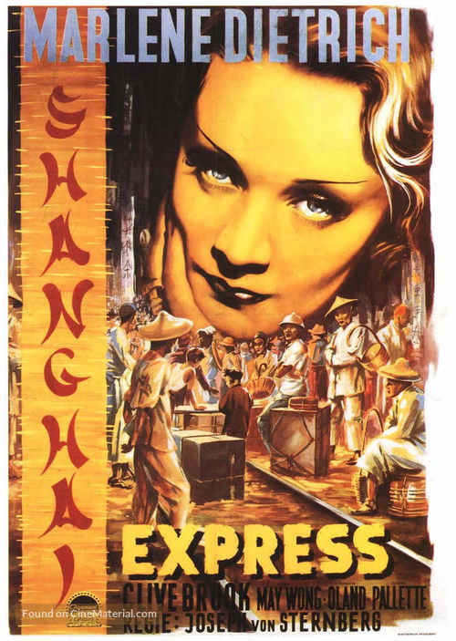 Shanghai Express - German Movie Poster