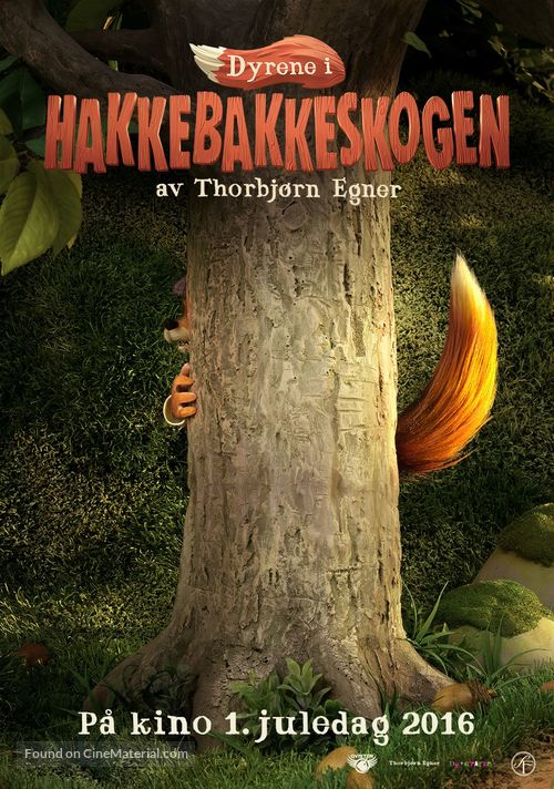 Dyrene i Hakkebakkeskogen - Norwegian Movie Poster