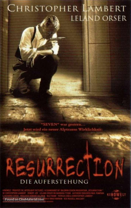 Resurrection - German VHS movie cover