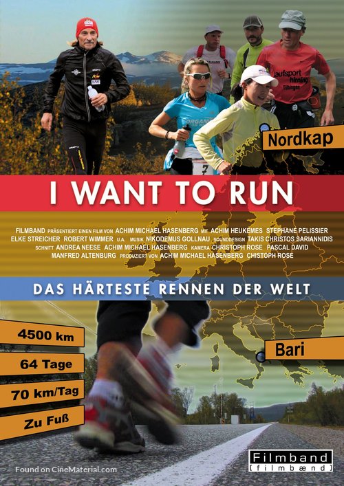 I want to run - Das h&auml;rteste Rennen der Welt - German Movie Poster