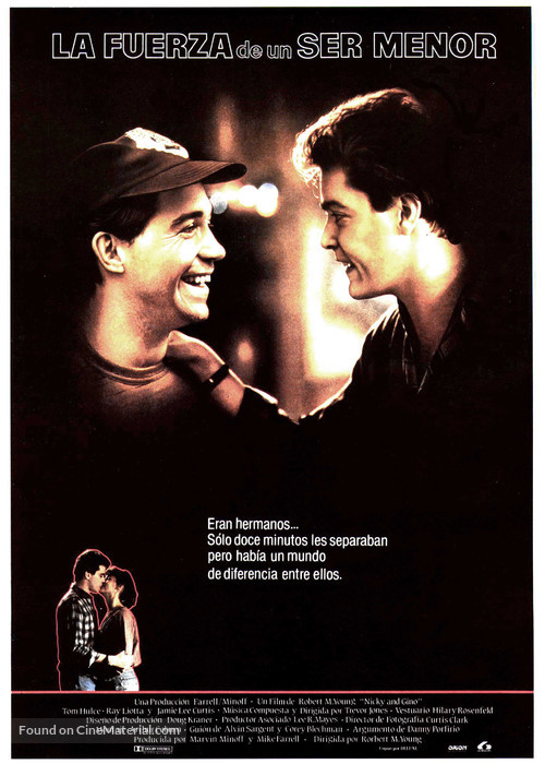 Dominick and Eugene - Spanish Movie Poster