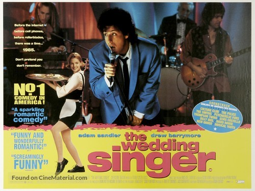 The Wedding Singer - British Movie Poster