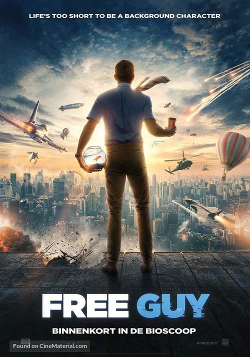 Free Guy - Belgian Movie Poster