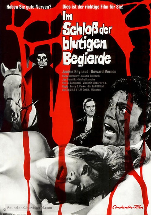 Im Schlo&szlig; der blutigen Begierde - German Movie Poster