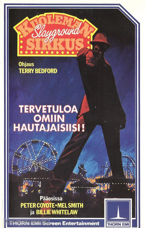 Slayground - Finnish VHS movie cover
