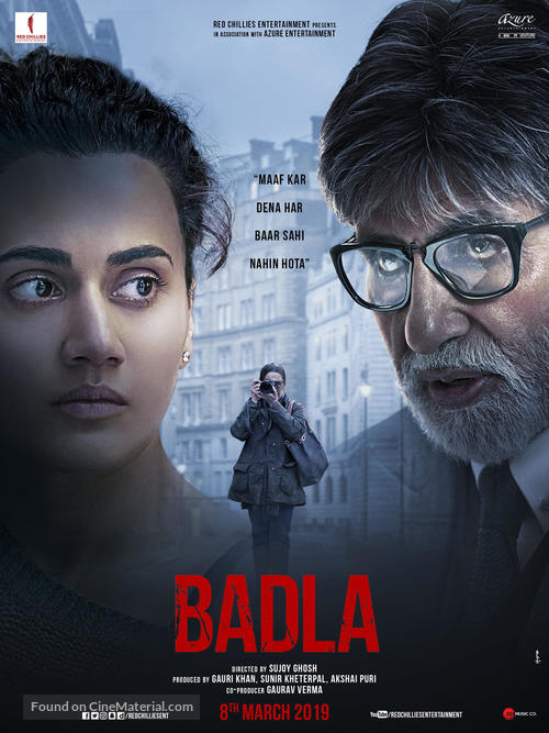 Badla - Indian Movie Poster