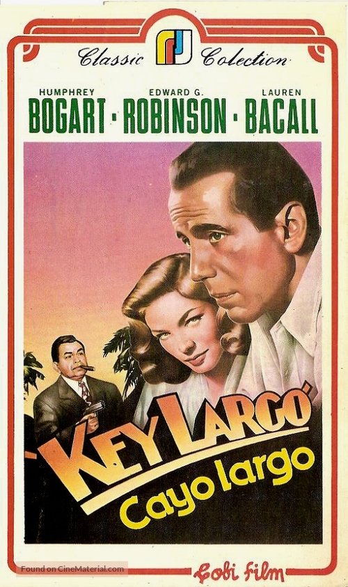 Key Largo - Argentinian VHS movie cover
