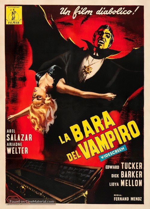 El Vampiro - Italian Movie Poster