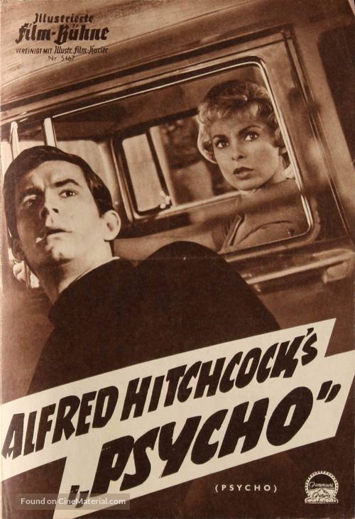 Psycho - German poster