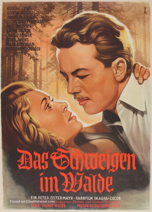 Das Schweigen im Walde - German Movie Poster