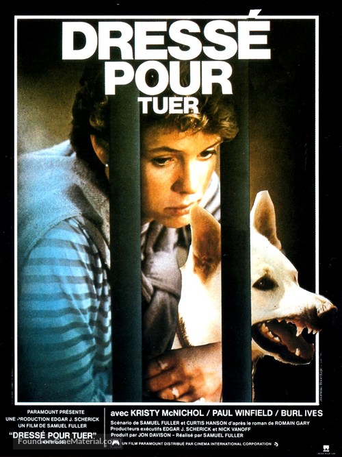 White Dog - French Movie Poster