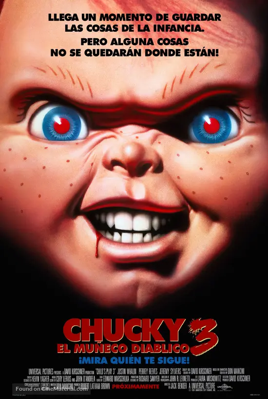 Child&#039;s Play 3 - Argentinian Movie Poster