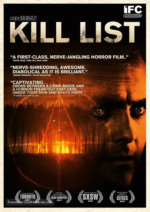 Kill List - DVD movie cover