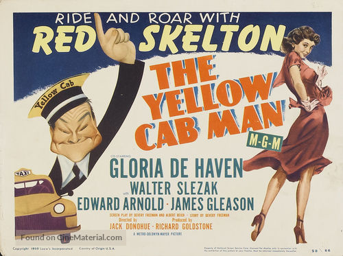 The Yellow Cab Man - Theatrical movie poster