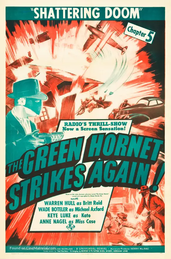 The Green Hornet Strikes Again! - Movie Poster