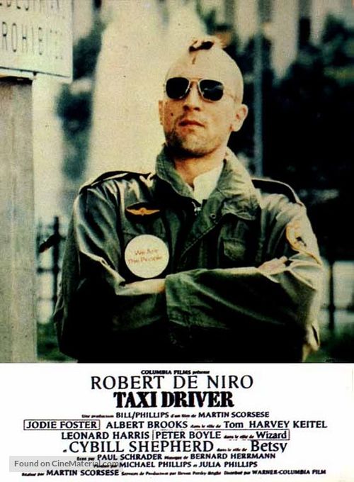 Taxi Driver - French Movie Poster