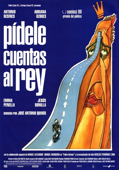 P&iacute;dele cuentas al rey - Spanish Movie Poster