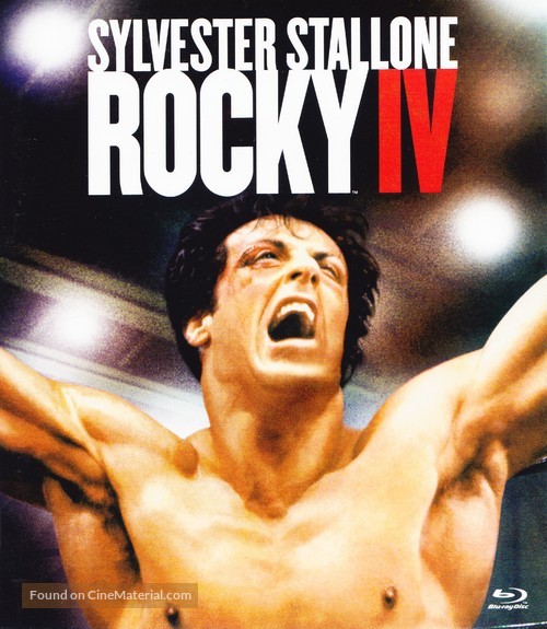 Rocky IV - French Blu-Ray movie cover