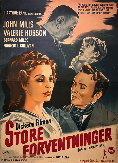 Great Expectations - Danish Movie Poster