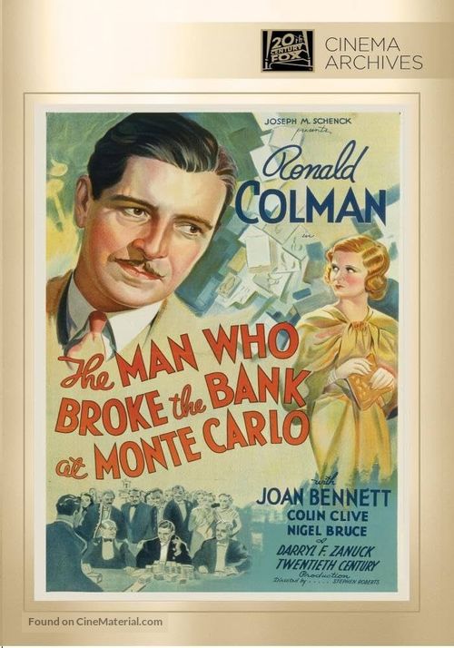 The Man Who Broke the Bank at Monte Carlo - Movie Cover