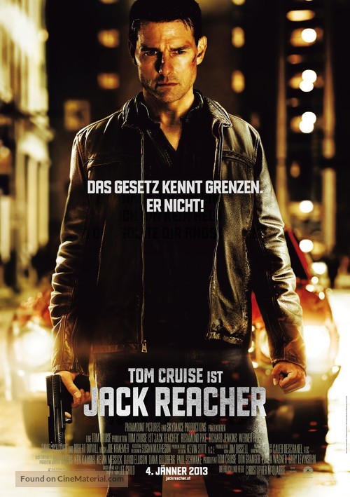 Jack Reacher - Austrian Movie Poster